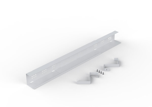 Kabelkanal Ausziehbar gro&szlig; 774-1292mm wei&szlig; (RAL9016)