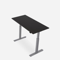 120 x 60 cm WRK21&reg; SMART, Farbe: Sorano Eiche, schwarz / Grau