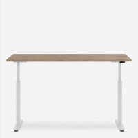 160 x 80 cm WRK21® SMART, Farbe: Kendal Eiche / Weiß