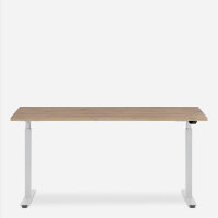 160 x 80 cm WRK21® SMART, Farbe: Kendal Eiche / Weiß