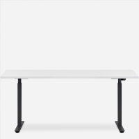 180 x 80 cm WRK21&reg; SMART, Farbe: Uni-Wei&szlig; / Schwarz