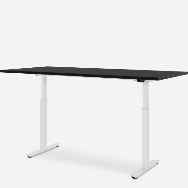 180 x 80 cm WRK21® SMART, Farbe: Sorano Eiche, schwarz / Weiß