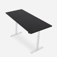 180 x 80 cm WRK21® SMART, Farbe: Sorano Eiche, schwarz / Weiß