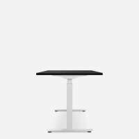 180 x 80 cm WRK21® SMART, Farbe: Sorano Eiche, schwarz / Weiß