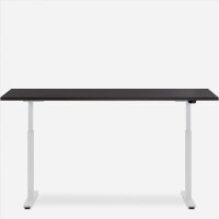 180 x 80 cm WRK21® SMART, Farbe: Sorano Eiche, schwarz / Weiß