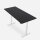 180 x 80 cm WRK21® SMART, Farbe: Sorano Eiche, schwarz / Weiß