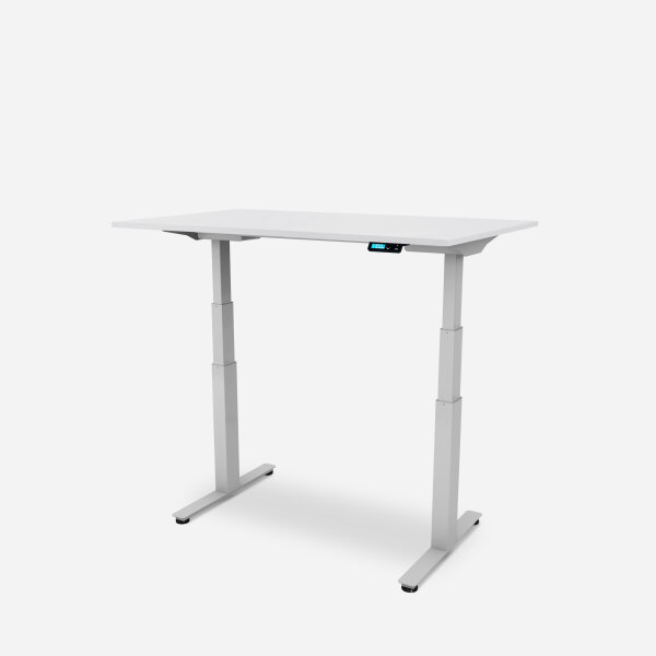 120 x 80 cm WRK21&reg; WORK - Weiss Uni / Grau