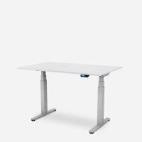 120 x 80 cm WRK21&reg; WORK - Weiss Uni / Grau