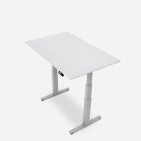 120 x 80 cm WRK21&reg; WORK - Weiss Uni / Grau