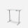 120 x 80 cm WRK21&reg; WORK - Weiss Uni / Grau