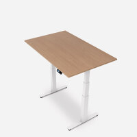 120 x 80 cm WRK21&reg; WORK - Elmau Buche / Weiss