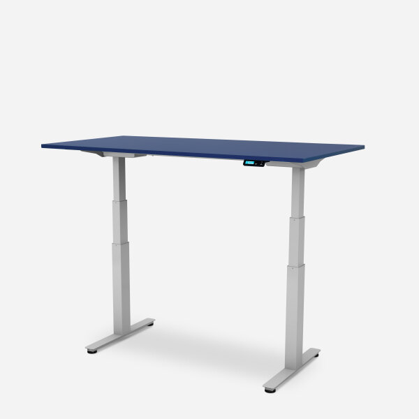 140 x 80 cm WRK21&reg; WORK - Ozean-Blau (Premium) / Grau