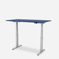 140 x 80 cm WRK21&reg; WORK - Ozean-Blau (Premium) / Grau