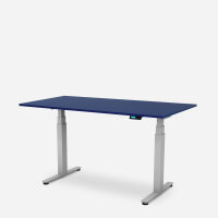 140 x 80 cm WRK21&reg; WORK - Ozean-Blau (Premium) / Grau