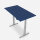 140 x 80 cm WRK21&reg; WORK - Ozean-Blau (Premium) / Grau