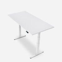 160 x 80 cm WRK21&reg; WORK - Weiss Uni / Weiss