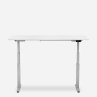 160 x 80 cm WRK21&reg; WORK - Weiss Uni / Grau