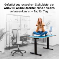 WRK21 Höhenverstellbarer Schreibtisch WORK