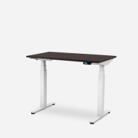 100 x 60 cm WRK21&reg; WORK - Sorano Eiche, schwarz / Weiss