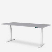 180 x 80 cm WRK21&reg; WORK - Grau Uni / Weiss