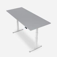 180 x 80 cm WRK21&reg; WORK - Grau Uni / Weiss