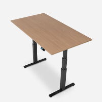 160 x 80 cm WRK21&reg; SMART, Farbe: Elmau Buche / Schwarz
