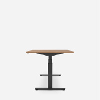 160 x 80 cm WRK21&reg; SMART, Farbe: Elmau Buche / Schwarz