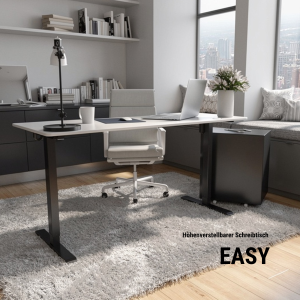 WRK21 H&ouml;henverstellbarer Schreibtisch EASY