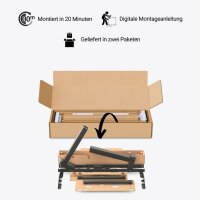 WRK21 H&ouml;henverstellbarer Schreibtisch EASY